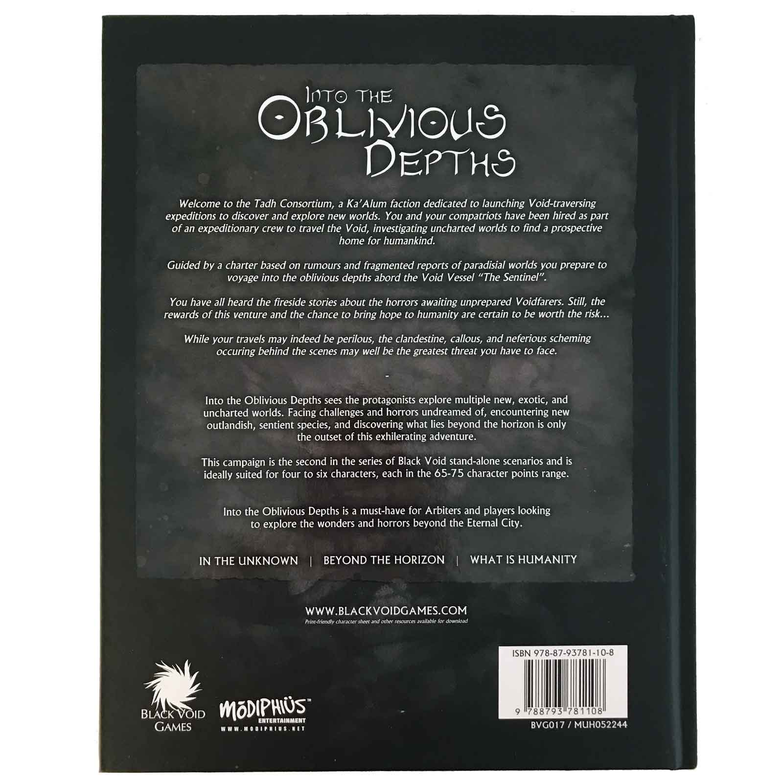 Black Void - Into The Oblivious Depths Black Void Modiphius Entertainment 
