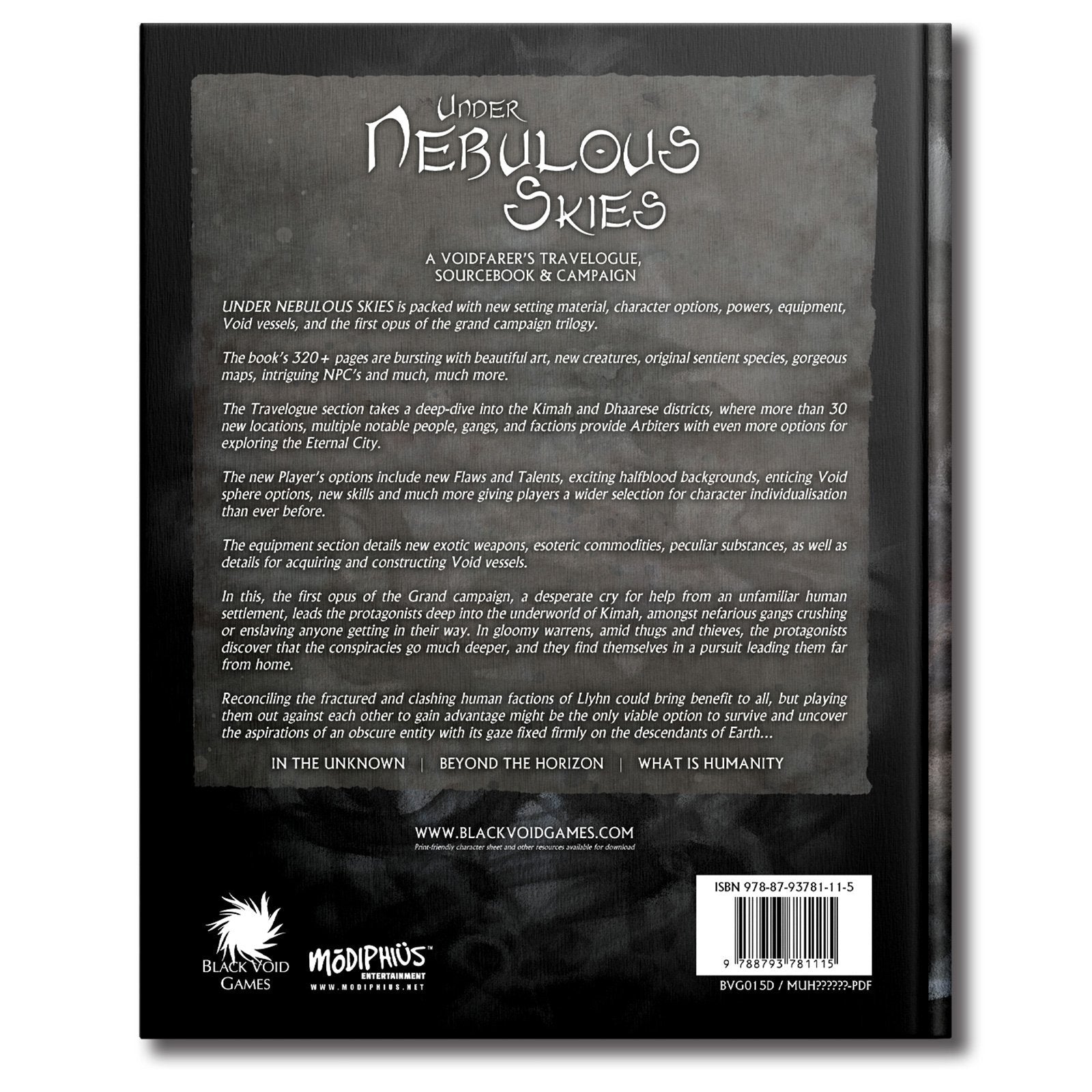 Black Void: Under Nebulous Skies (PDF) Black Void Black Void Games 