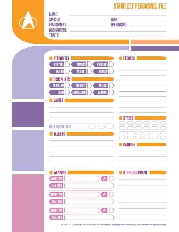 Star Trek Adventures: Print & PDF Core Collection Warp Factor 2 - Modiphius Entertainment