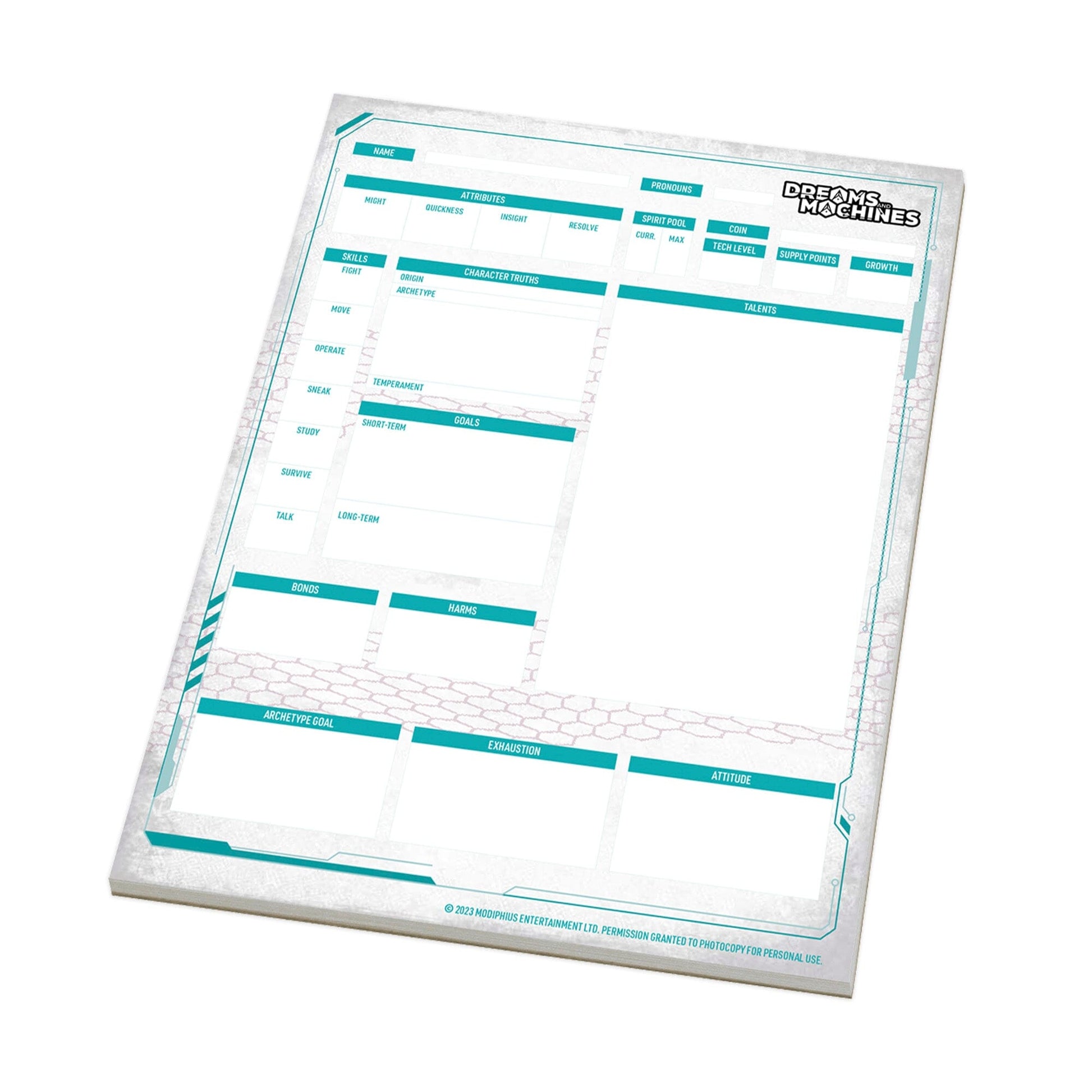 Dreams And Machines: GM's Toolkit Dreams and Machines Modiphius Entertainment 