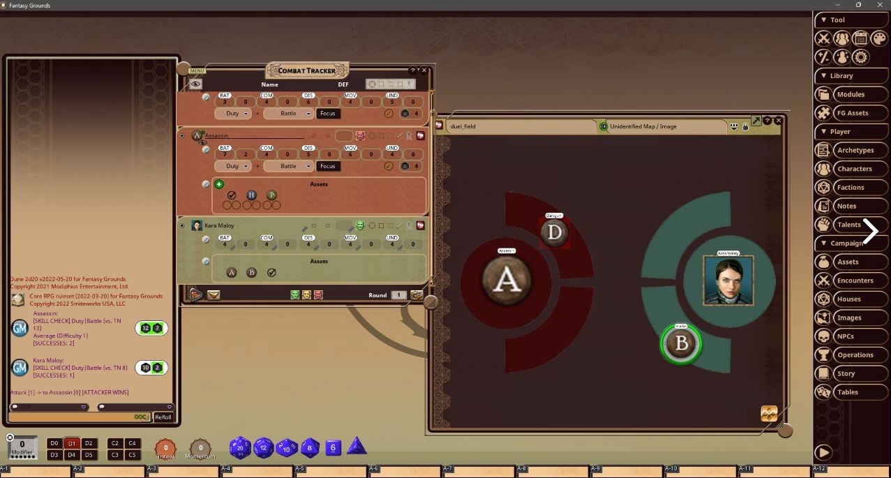 Dune: Core Rulebook - Fantasy Grounds (VTT) Dune - Adventures in the Imperium Modiphius Entertainment 