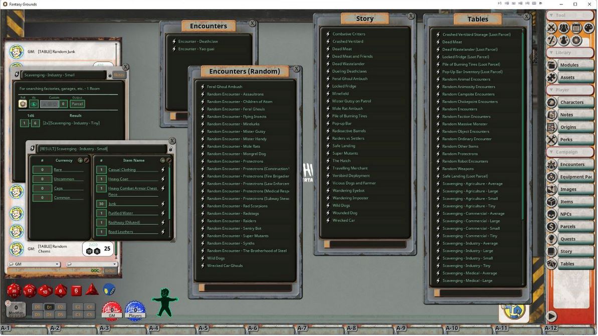 Fallout 2d20 GM's Toolkit - Fantasy Grounds (VTT) Fallout RPG Modiphius Entertainment 