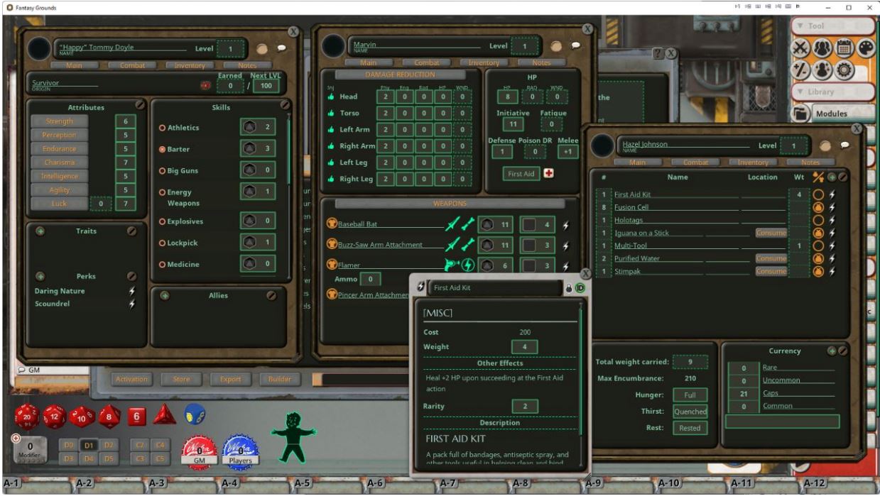 Fallout 2d20: Once Upon A Time In The Wasteland (VTT) Fallout RPG Modiphius Entertainment 