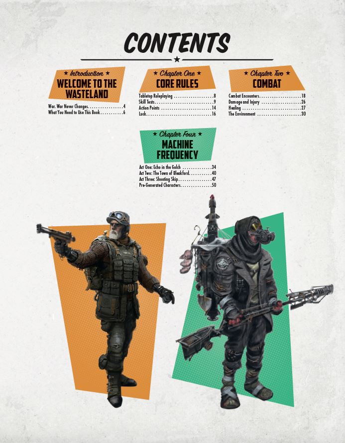 Fallout: The Roleplaying Game - Quickstart Guide - PDF Fallout RPG Modiphius Entertainment 