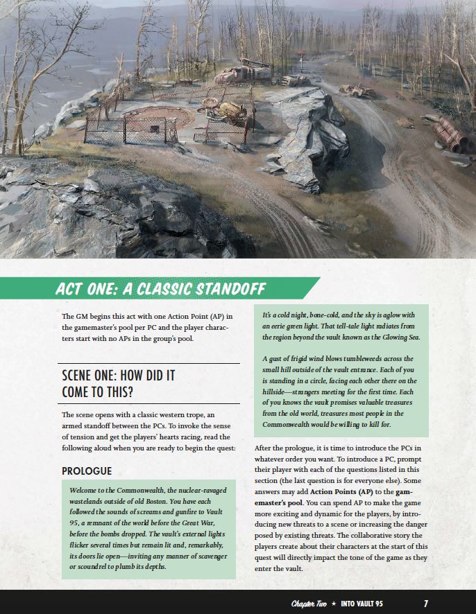 Fallout: The Roleplaying Game Starter Set - PDF Fallout RPG Modiphius Entertainment 