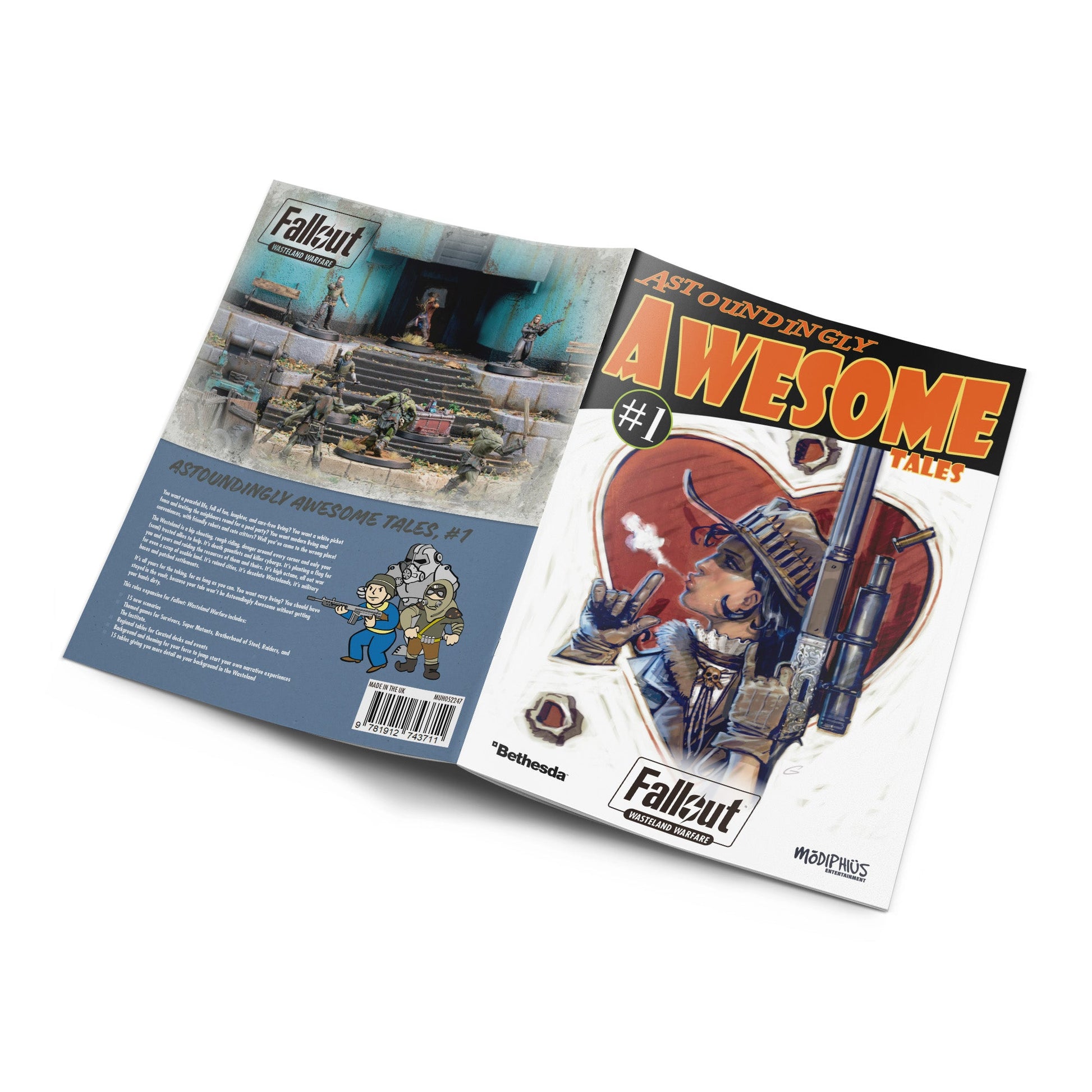 Fallout: Wasteland Warfare Astoundingly Awesome Tales: Chapter 1 Fallout: Wasteland Warfare Modiphius Entertainment 