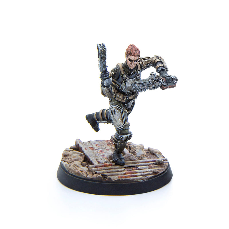 Modiphius Fallout: Wasteland Warfare - Brotherhood Of Steel: Order Of The Shield (Set Di 3 Miniature In Resina Non Dipinte)
