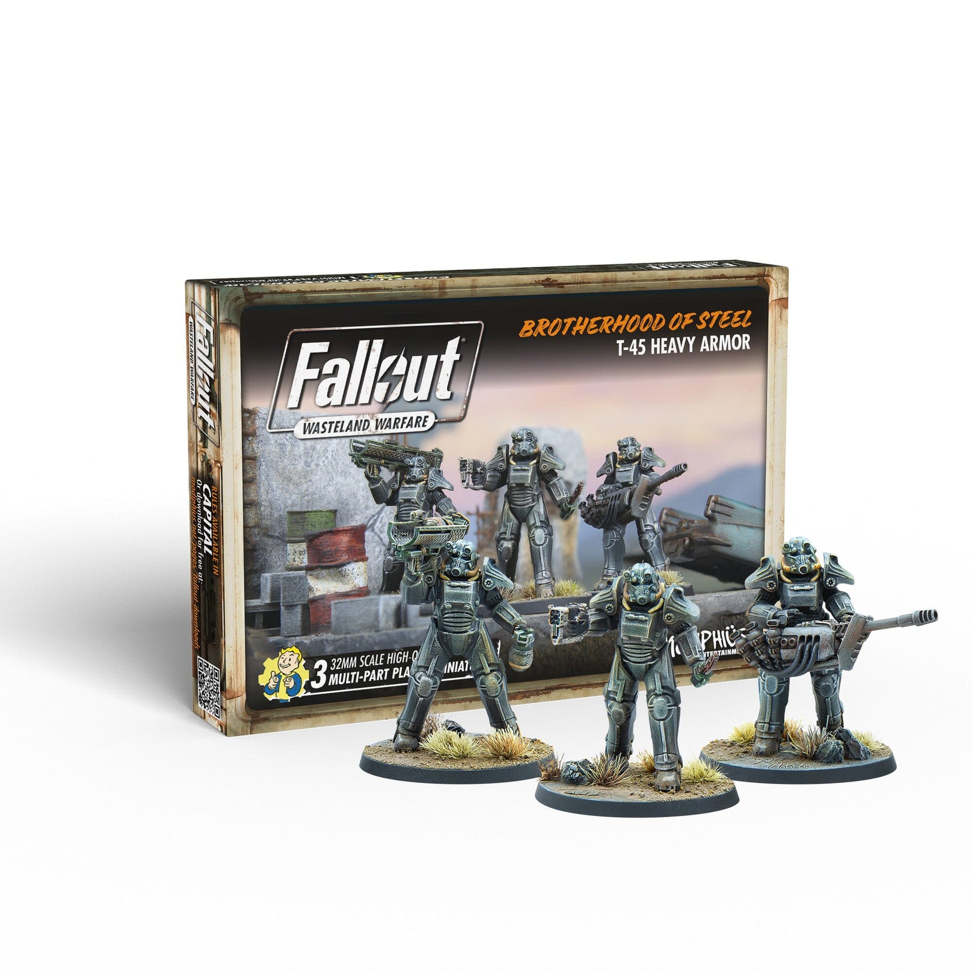 Fallout: Wasteland Warfare - Brotherhood of Steel: Heavy Armor (T45) Fallout: Wasteland Warfare Modiphius Entertainment 