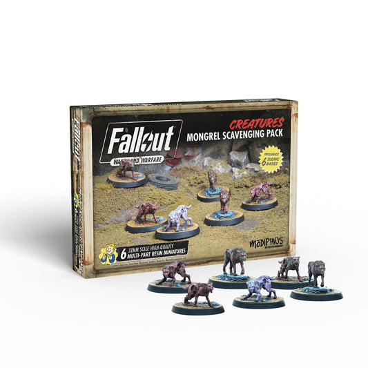 Fallout: Wasteland Warfare - Creatures: Mongrel Scavenging Pack Fallout: Wasteland Warfare Modiphius Entertainment 