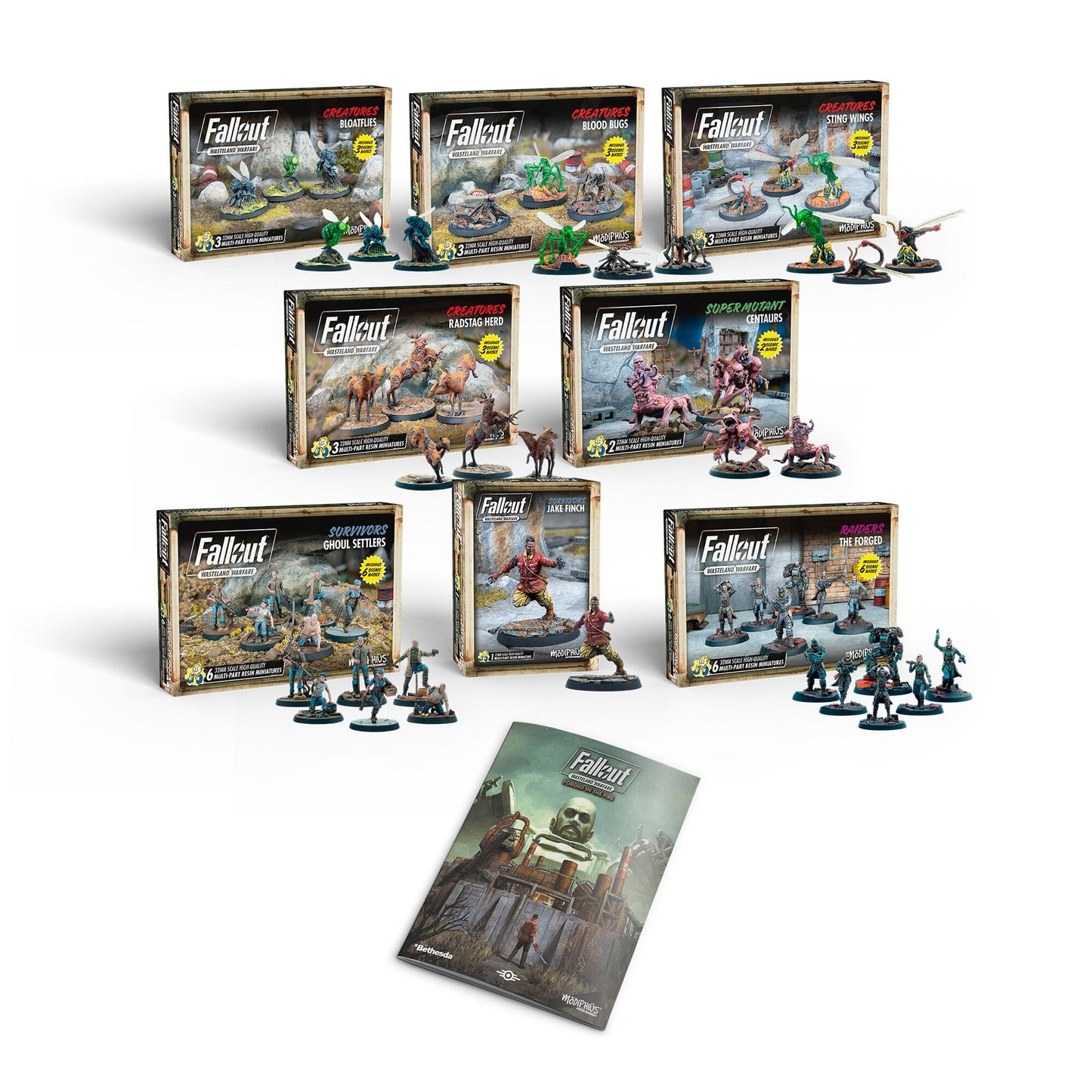 Fallout: Wasteland Warfare - Forged in the Fire Bundle Fallout: Wasteland Warfare Modiphius Entertainment 