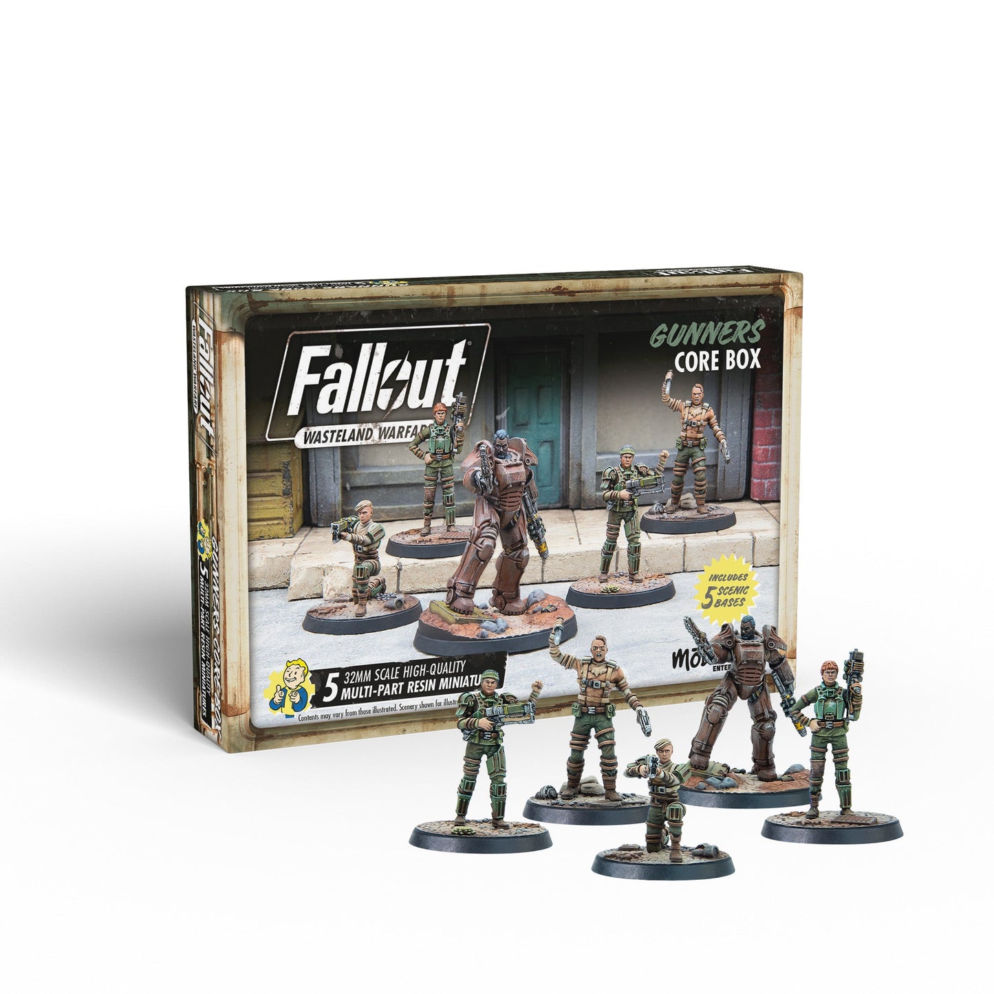 Fallout: Wasteland Warfare - Gunners: Core Box Fallout: Wasteland Warfare Modiphius Entertainment 