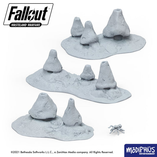 Fallout: Wasteland Warfare - Print at Home - Ant Nests Fallout: Wasteland Warfare Modiphius Entertainment 