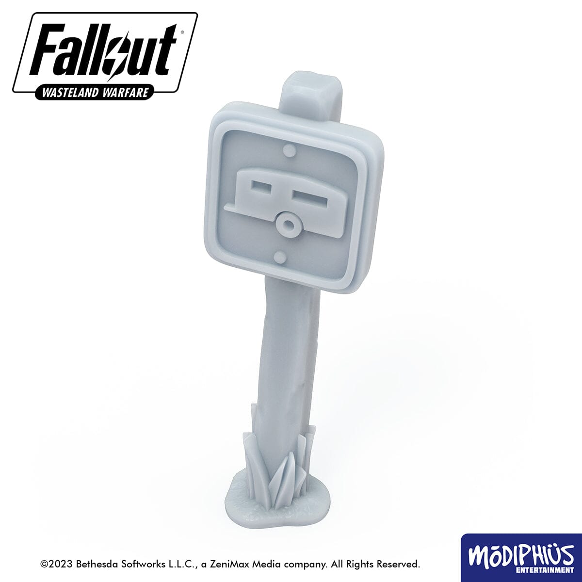 Fallout: Wasteland Warfare - Print at Home - Basing Greebles: Downtown Debris Fallout: Wasteland Warfare Modiphius Entertainment 