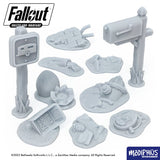 Fallout: Wasteland Warfare - Print at Home - Basing Greebles: Downtown Debris Fallout: Wasteland Warfare Modiphius Entertainment 