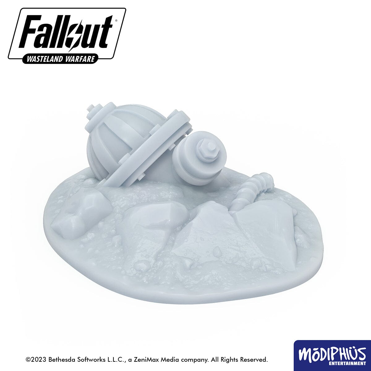 Fallout: Wasteland Warfare - Print at Home - Basing Greebles: Downtown Debris Fallout: Wasteland Warfare Modiphius Entertainment 