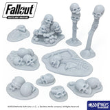 Fallout: Wasteland Warfare - Print at Home - Basing Greebles: Skulls & Bones Fallout: Wasteland Warfare Modiphius Entertainment 