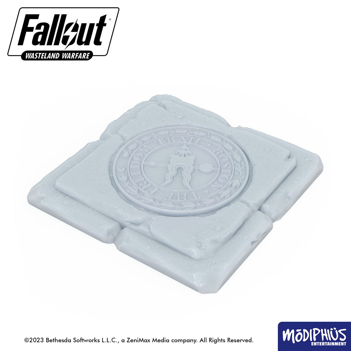 Fallout: Wasteland Warfare - Print at Home - Basing Greebles: Slabs & Stones Fallout: Wasteland Warfare Modiphius Entertainment 