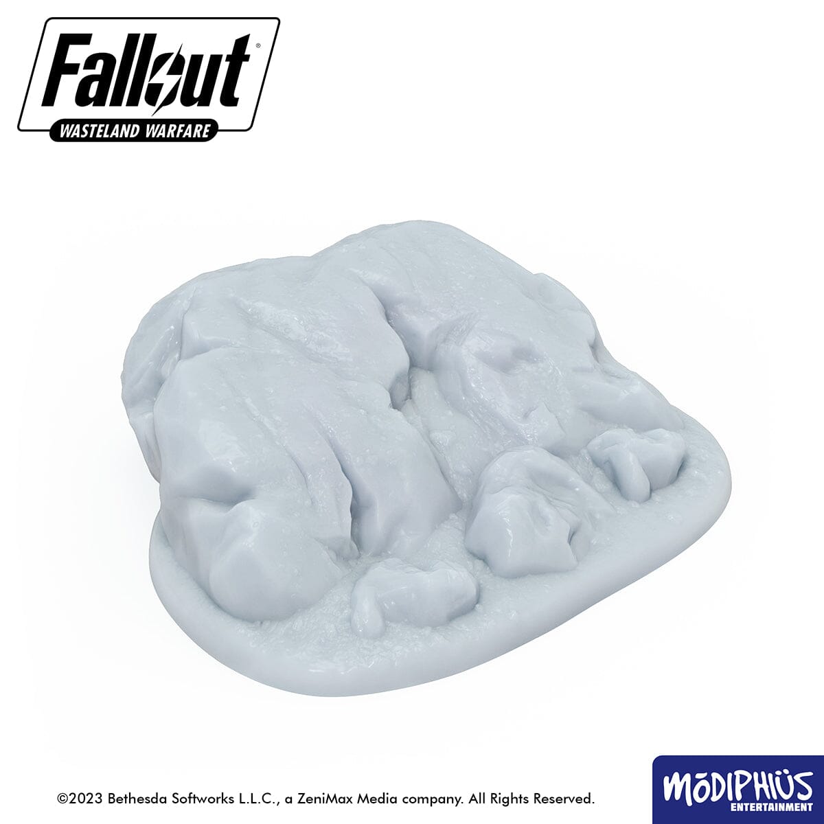 Fallout: Wasteland Warfare - Print at Home - Basing Greebles: Slabs & Stones Fallout: Wasteland Warfare Modiphius Entertainment 