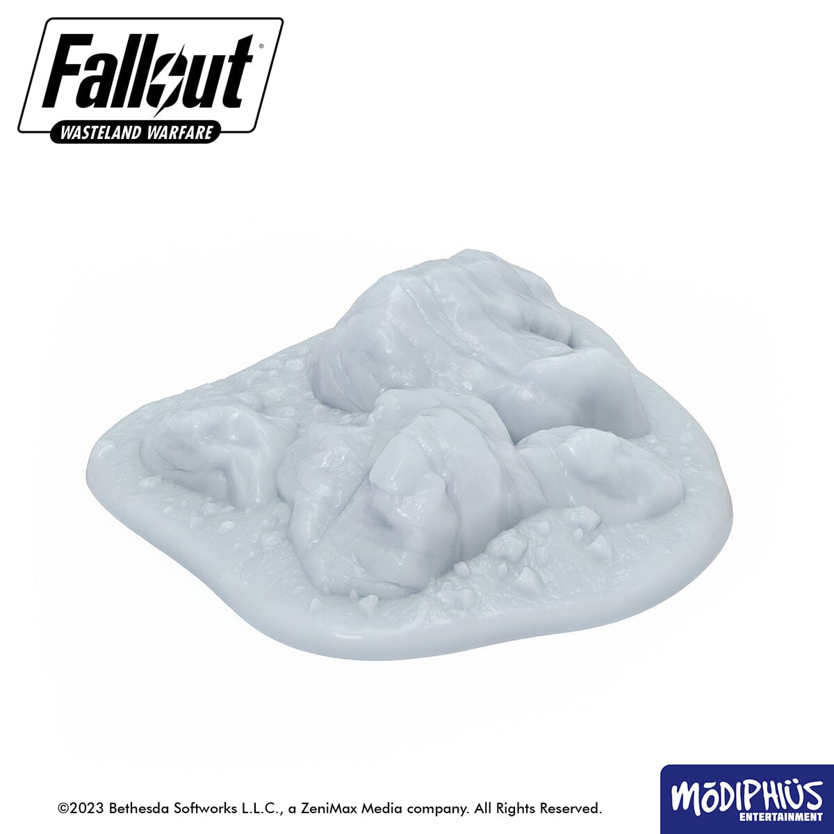 Fallout: Wasteland Warfare - Print at Home - Basing Greebles: Slabs & Stones Fallout: Wasteland Warfare Modiphius Entertainment 
