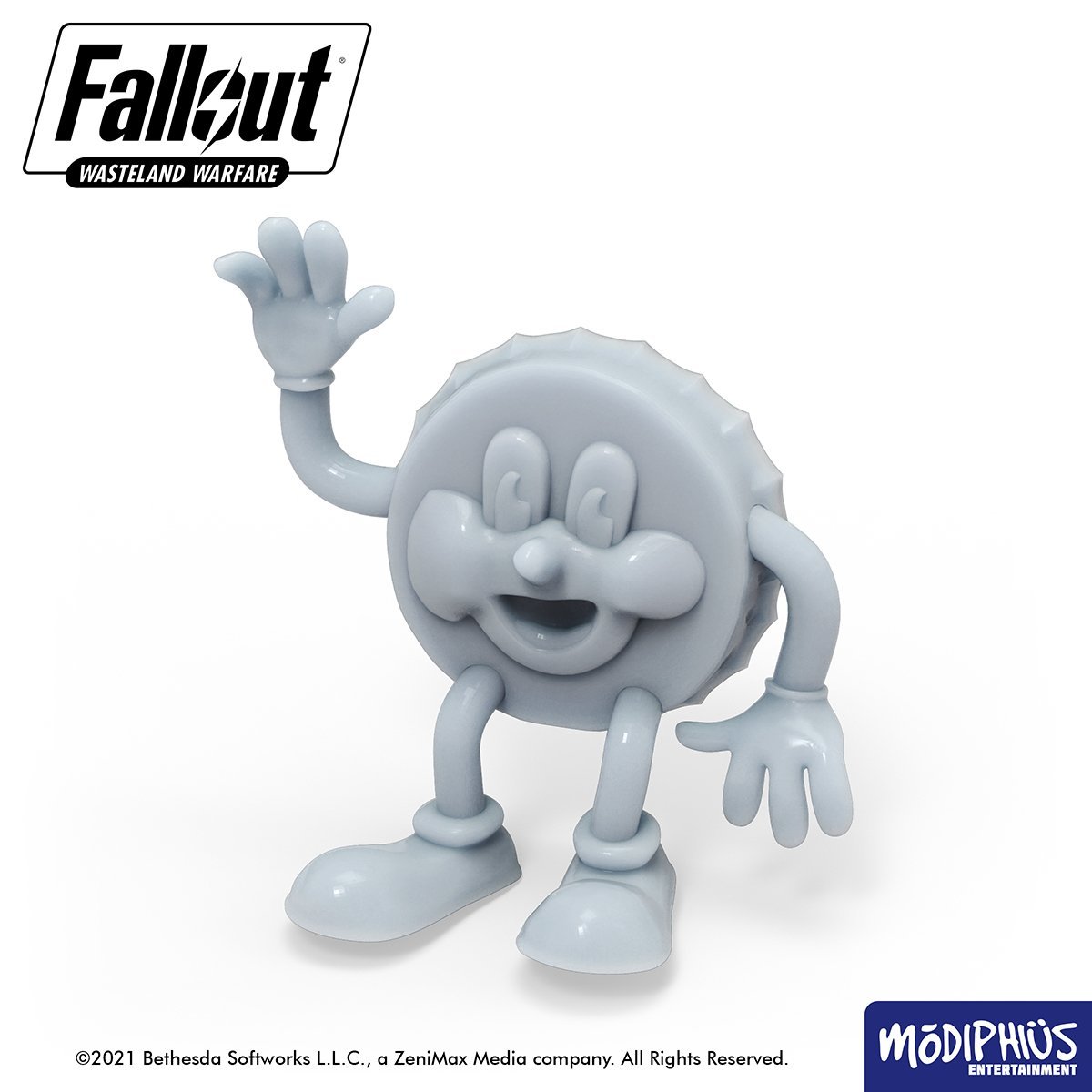 Fallout: Wasteland Warfare - Print at Home -Bottle and Cappy STL Fallout: Wasteland Warfare Modiphius Entertainment 