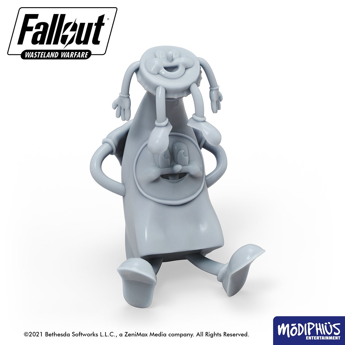 Fallout: Wasteland Warfare - Print at Home -Bottle and Cappy STL Fallout: Wasteland Warfare Modiphius Entertainment 