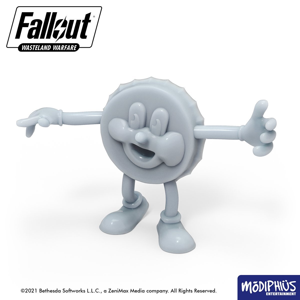 Fallout: Wasteland Warfare - Print at Home -Bottle and Cappy STL Fallout: Wasteland Warfare Modiphius Entertainment 
