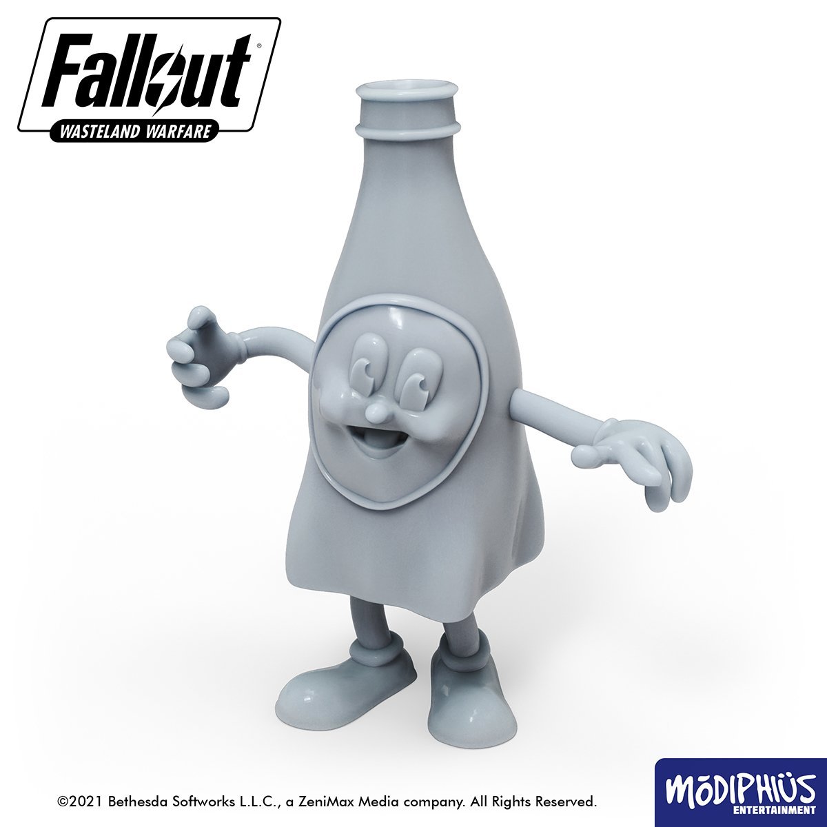 Fallout: Wasteland Warfare - Print at Home -Bottle and Cappy STL Fallout: Wasteland Warfare Modiphius Entertainment 