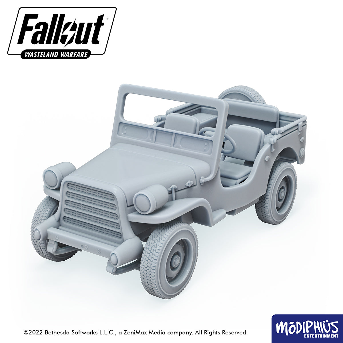 Brotherhood of Steel Encampment Jeep Front