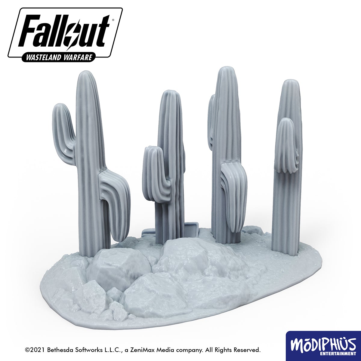 Fallout: Wasteland Warfare - Print at Home - Cacti Stands Fallout: Wasteland Warfare Modiphius Entertainment 