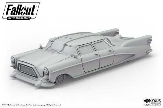 Fallout: Wasteland Warfare - Print At Home - Corvega Atomic V8 Sedan Fallout: Wasteland Warfare Modiphius Entertainment 