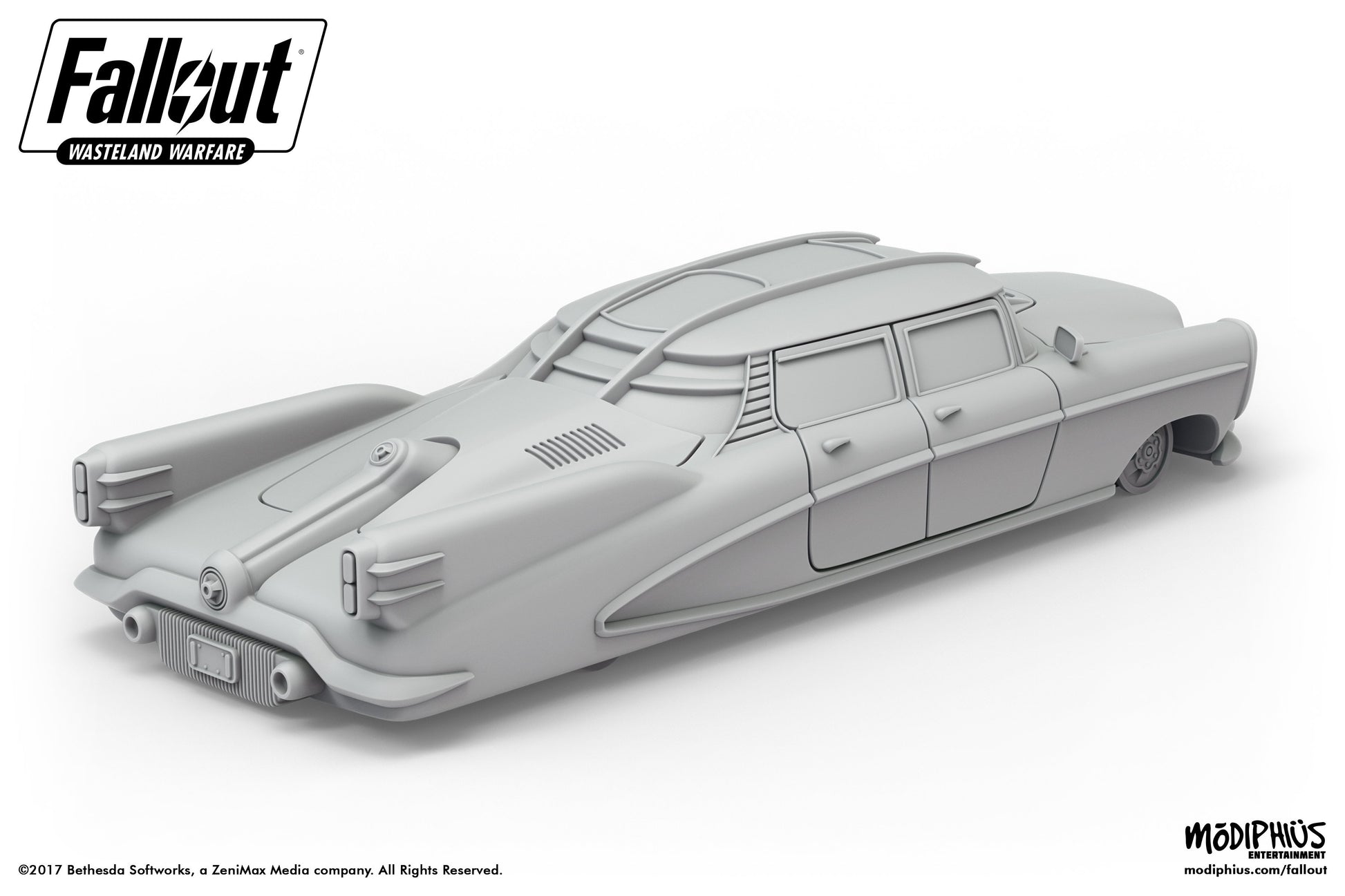 Fallout: Wasteland Warfare - Print At Home - Corvega Atomic V8 Sedan Fallout: Wasteland Warfare Modiphius Entertainment 