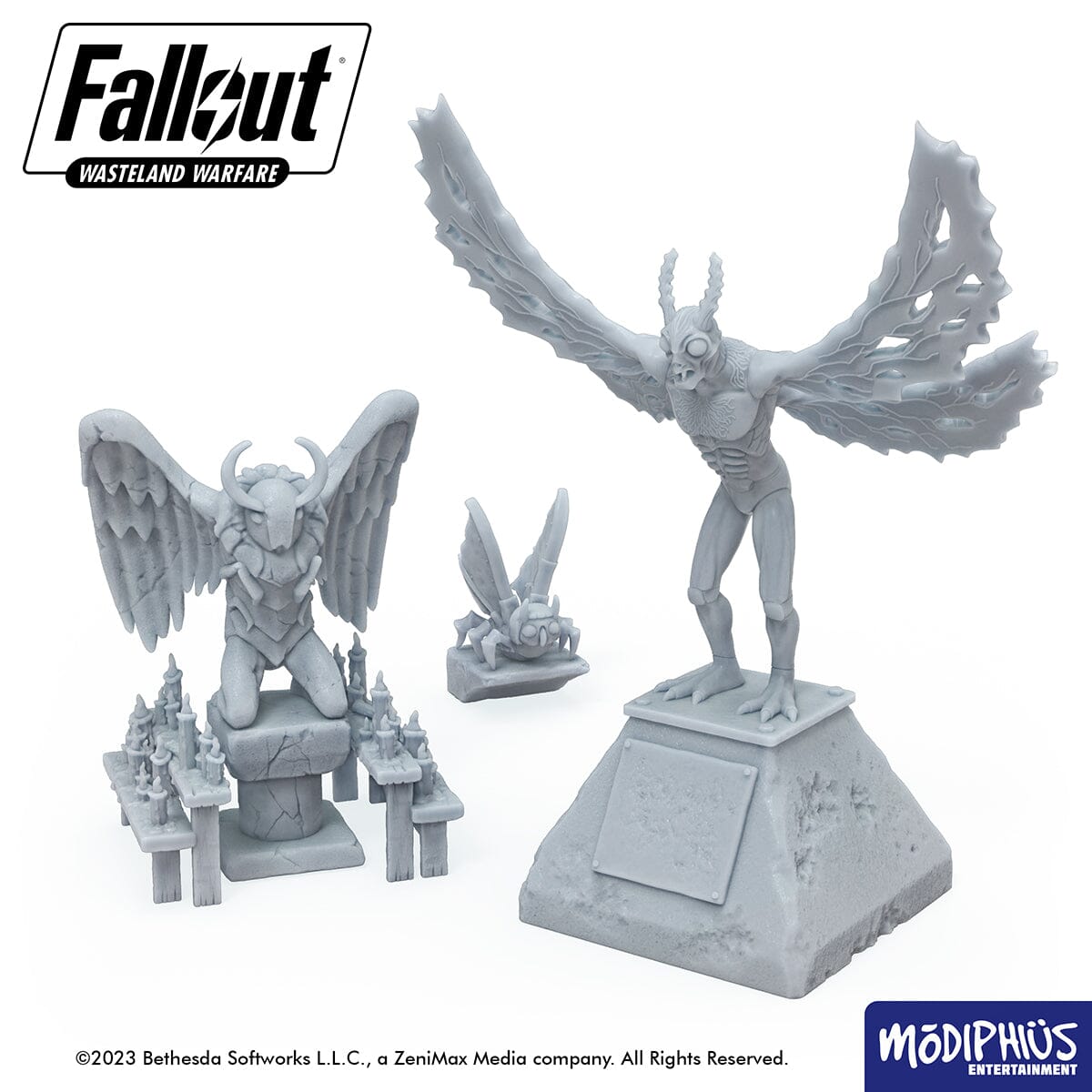 Fallout: Wasteland Warfare - Print at Home - Cult of the Mothman Altar Fallout: Wasteland Warfare Modiphius Entertainment 