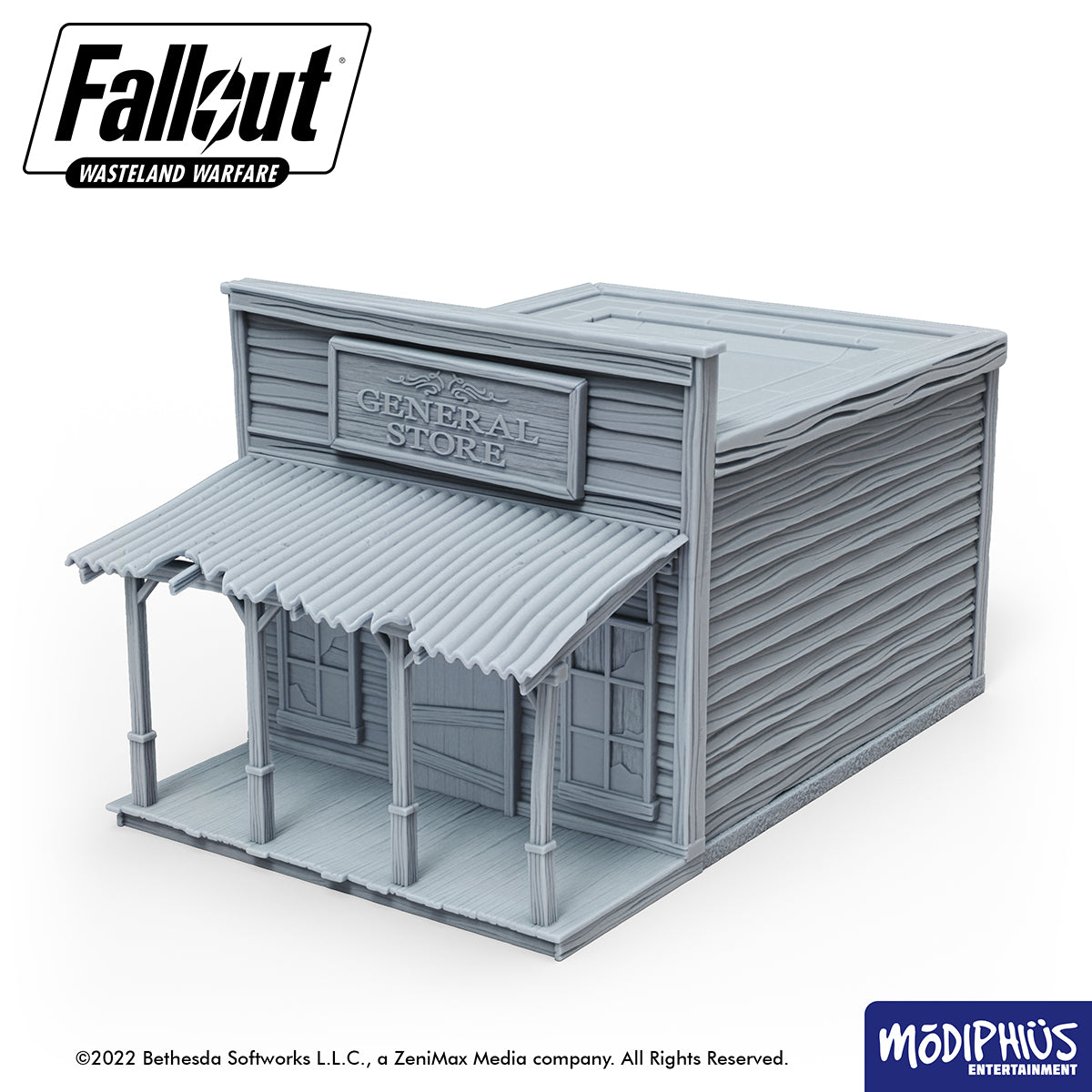 Fallout: Wasteland Warfare - Print at Home - Dry Rock Gulch Buildings Fallout: Wasteland Warfare Modiphius Entertainment 