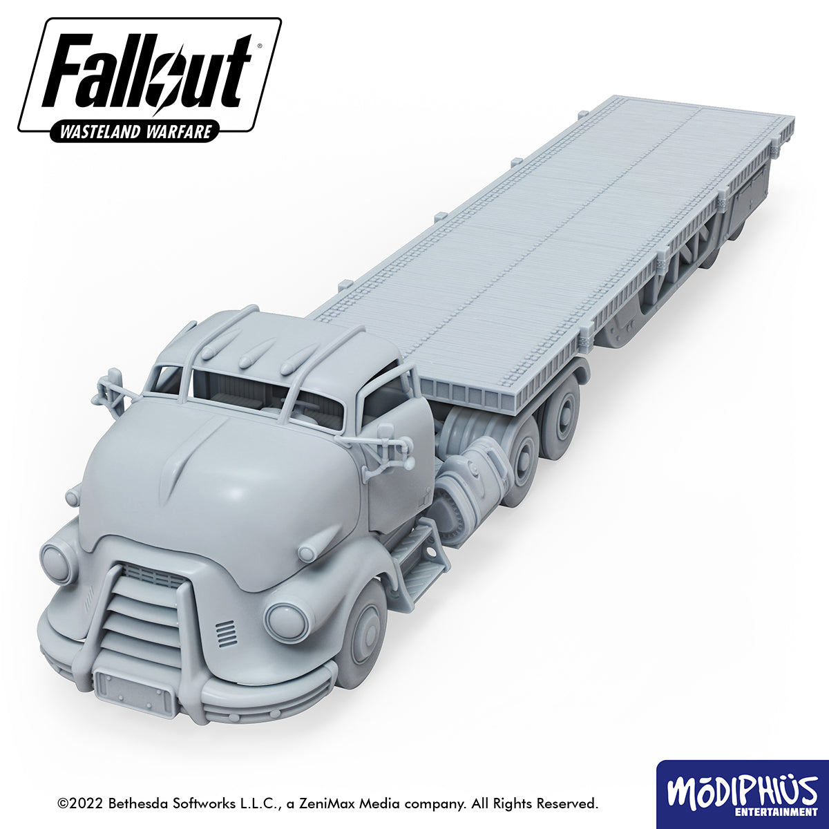 Fallout: Wasteland Warfare - Print at Home - Flatbed Truck Fallout: Wasteland Warfare Modiphius Entertainment 