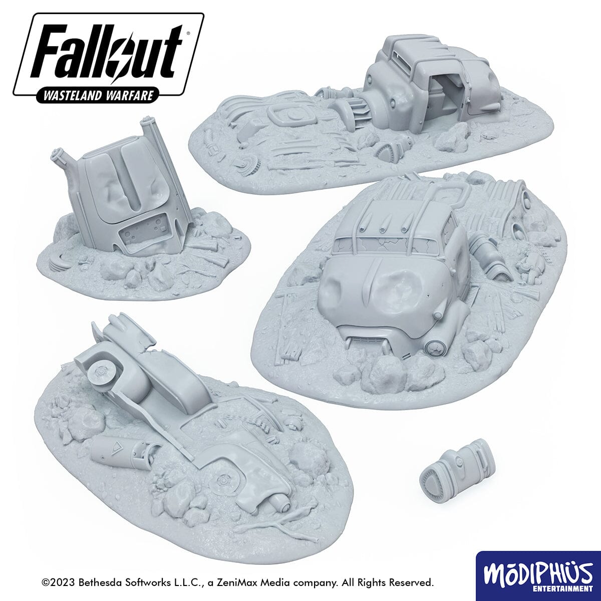 Fallout: Wasteland Warfare - Print at Home - Metal Dome Fallout: Wasteland Warfare Modiphius Entertainment 