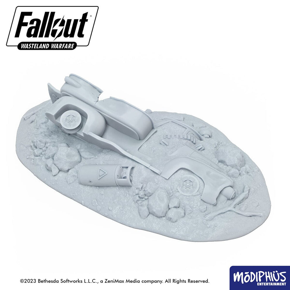 Fallout Tank Modiphious Fallout: Wasteland Warfare - Print at Home - Metal Dome – Modiphius ...