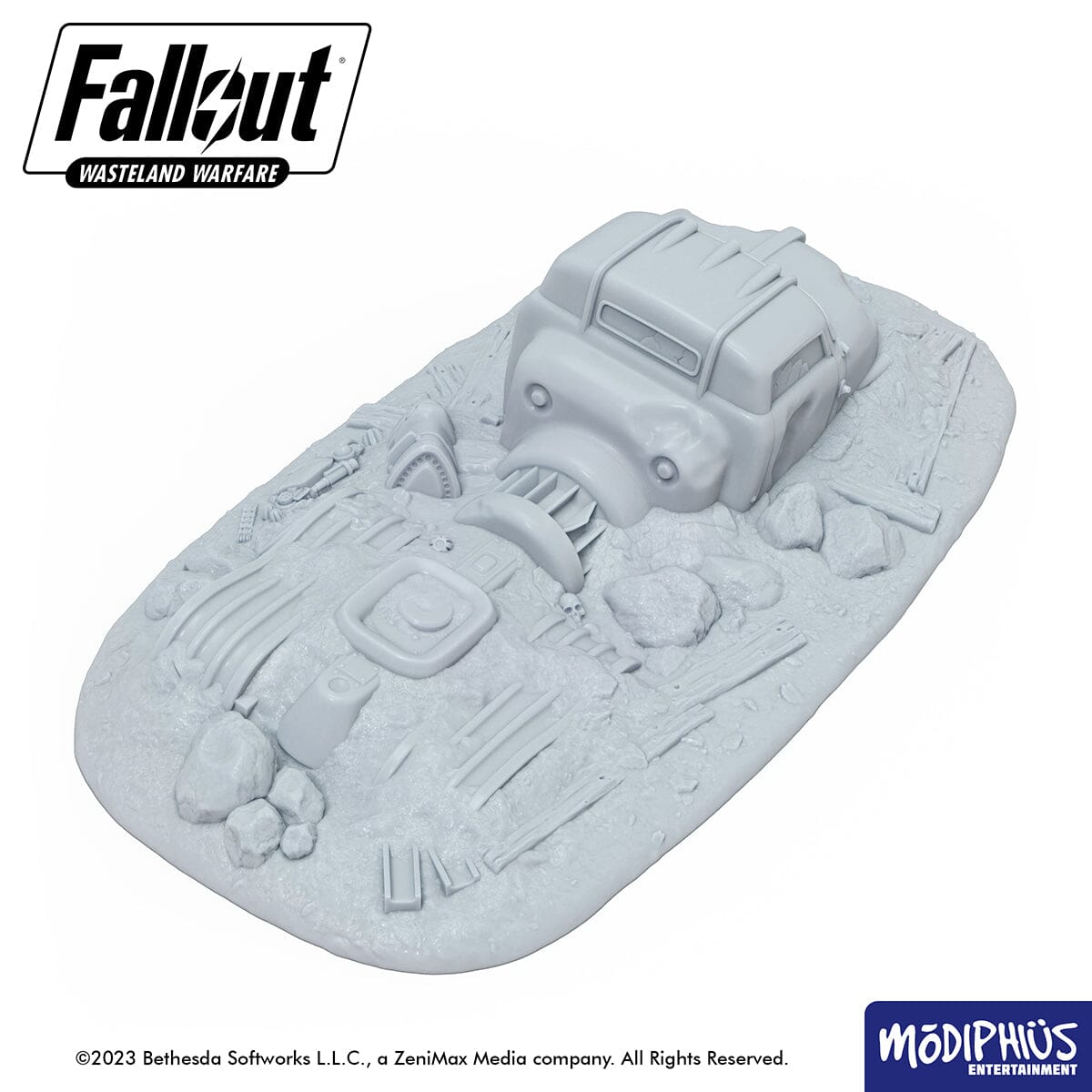 Fallout: Wasteland Warfare - Print at Home - Metal Dome Fallout: Wasteland Warfare Modiphius Entertainment 