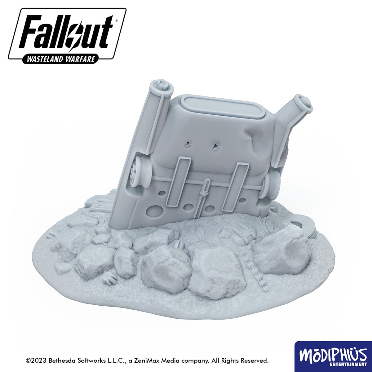 Fallout: Wasteland Warfare - Print at Home - Metal Dome Fallout: Wasteland Warfare Modiphius Entertainment 