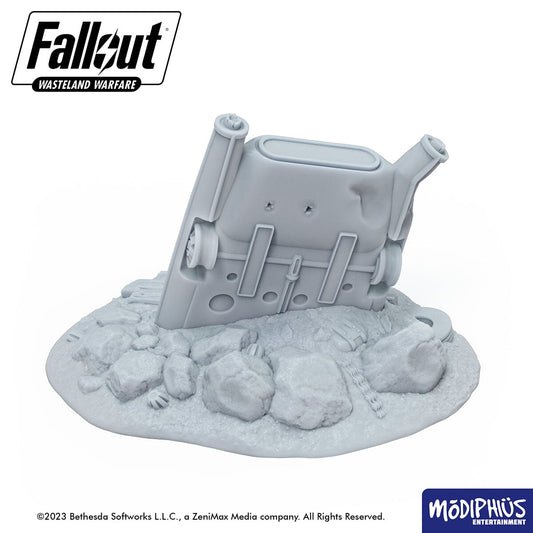 Fallout: Wasteland Warfare - Print at Home - Metal Dome Fallout: Wasteland Warfare Modiphius Entertainment 