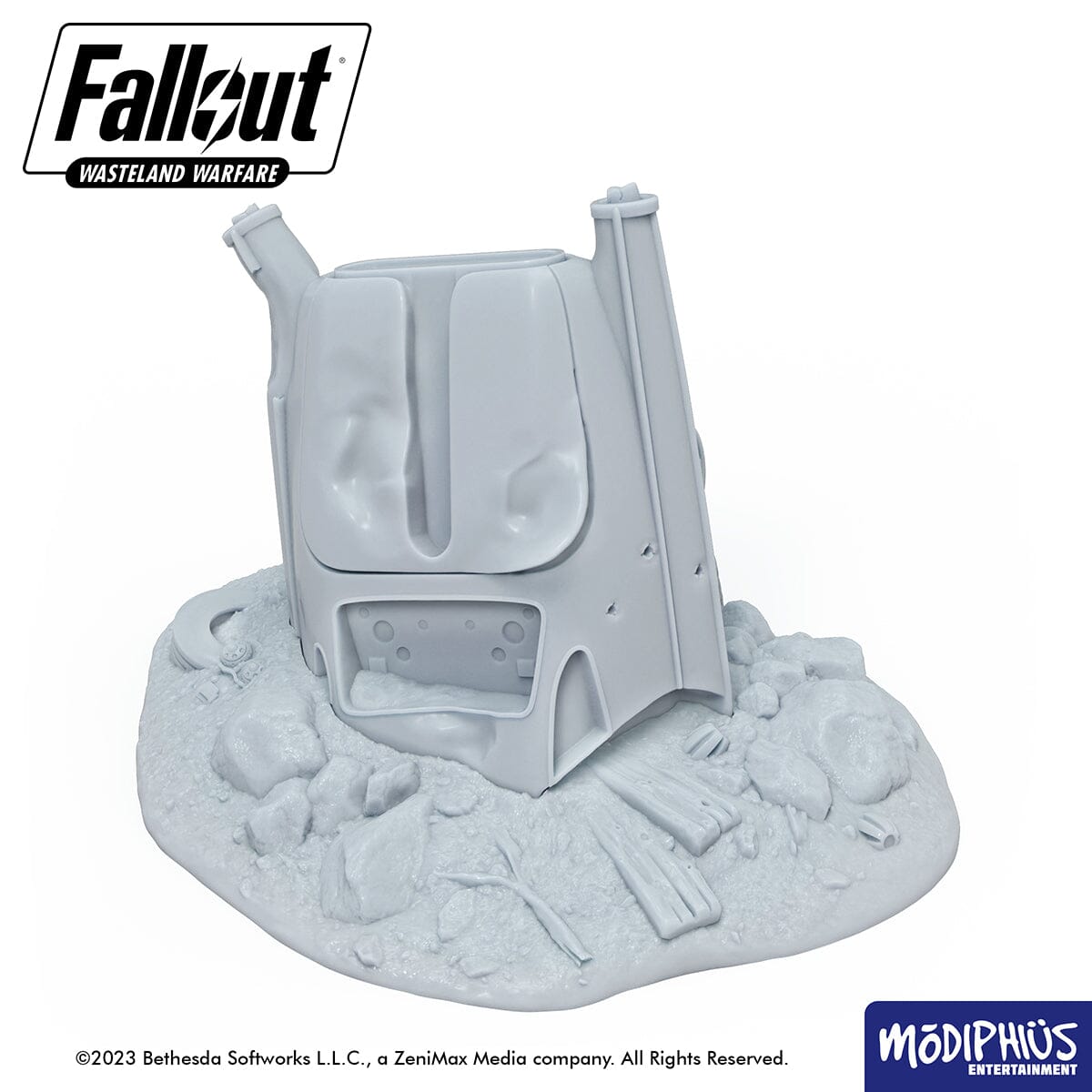 Fallout: Wasteland Warfare - Print at Home - Metal Dome Fallout: Wasteland Warfare Modiphius Entertainment 