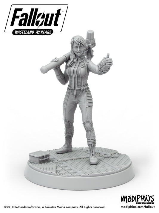 Fallout: Wasteland Warfare - Print at Home - Nuka Girl STL Fallout: Wasteland Warfare Modiphius Entertainment 