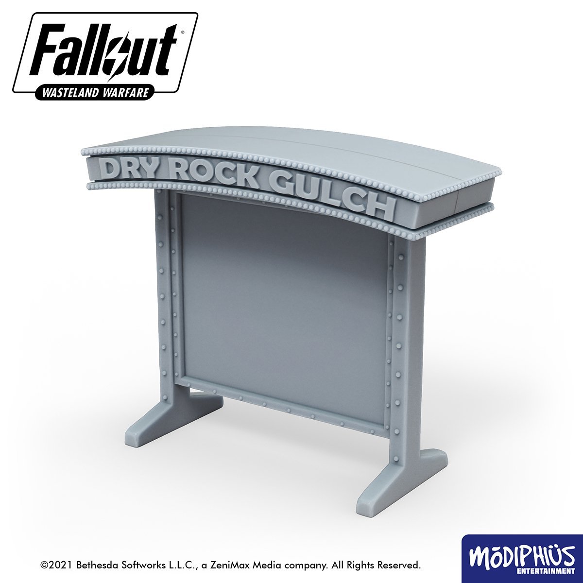 Fallout: Wasteland Warfare - Print at Home - Nuka World Parking Lot STL Fallout: Wasteland Warfare Modiphius Entertainment 