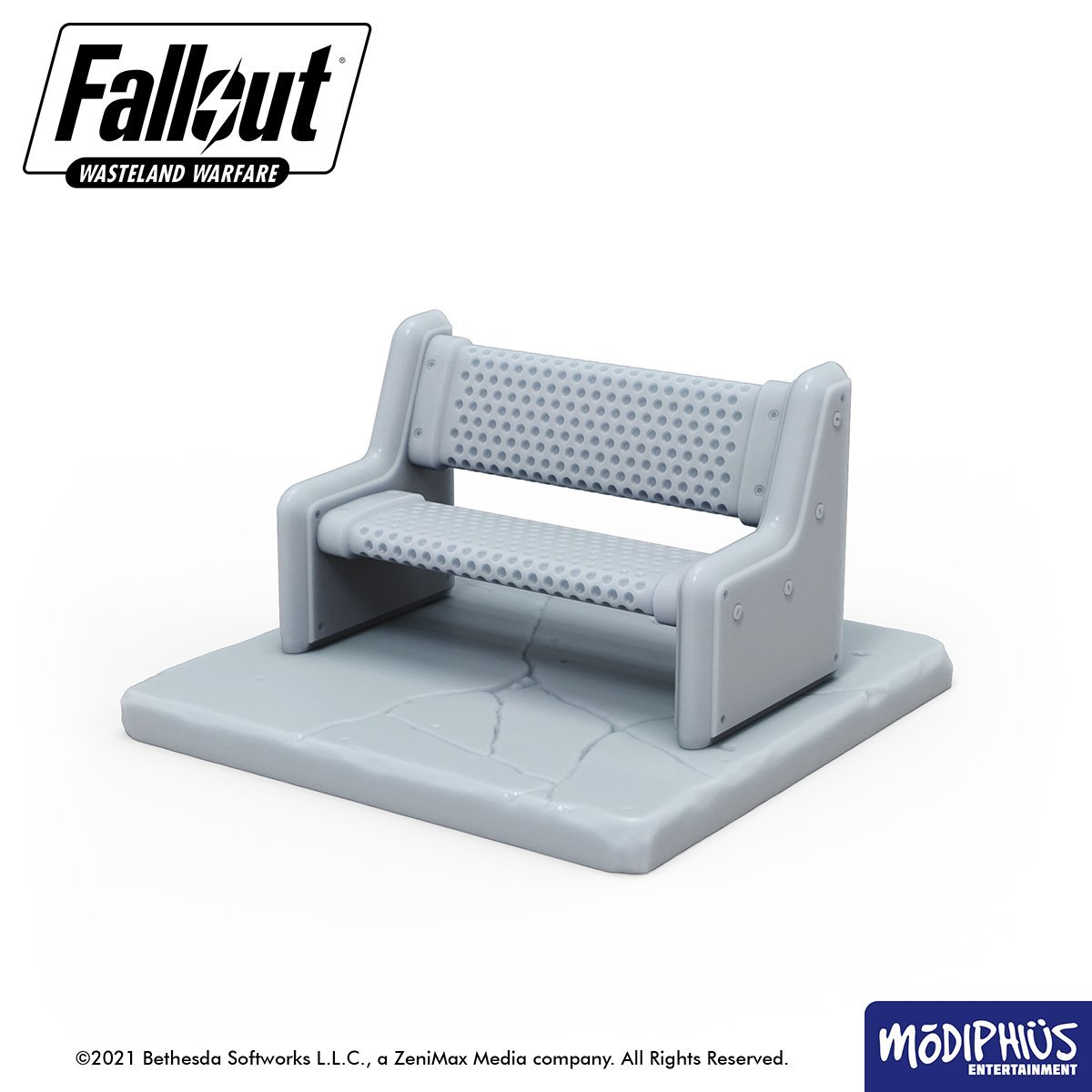 Fallout: Wasteland Warfare - Print at Home - Nuka World Parking Lot STL Fallout: Wasteland Warfare Modiphius Entertainment 