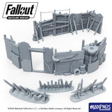 Fallout: Wasteland Warfare - Print At Home - Settlement Walls Fallout: Wasteland Warfare Modiphius Entertainment 