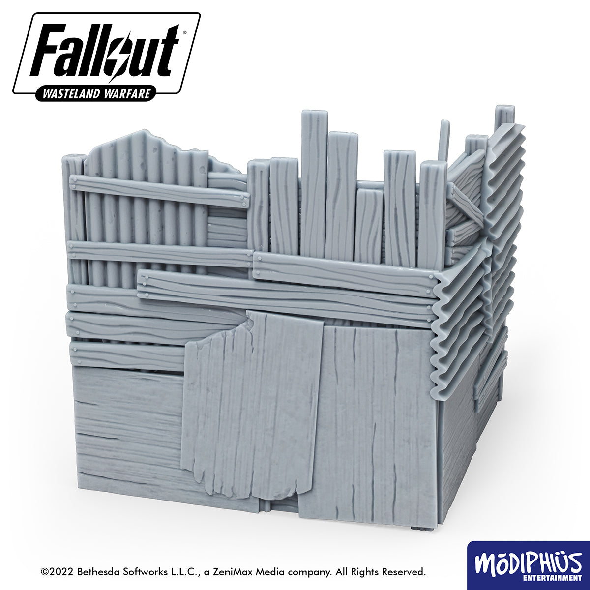 Fallout: Wasteland Warfare - Print At Home - Settlement Walls Fallout: Wasteland Warfare Modiphius Entertainment 