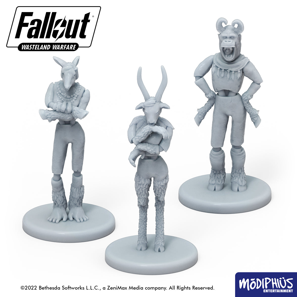 Fallout: Wasteland Warfare - Print at Home - The Pack: Animal Decor Fallout: Wasteland Warfare Modiphius Entertainment 