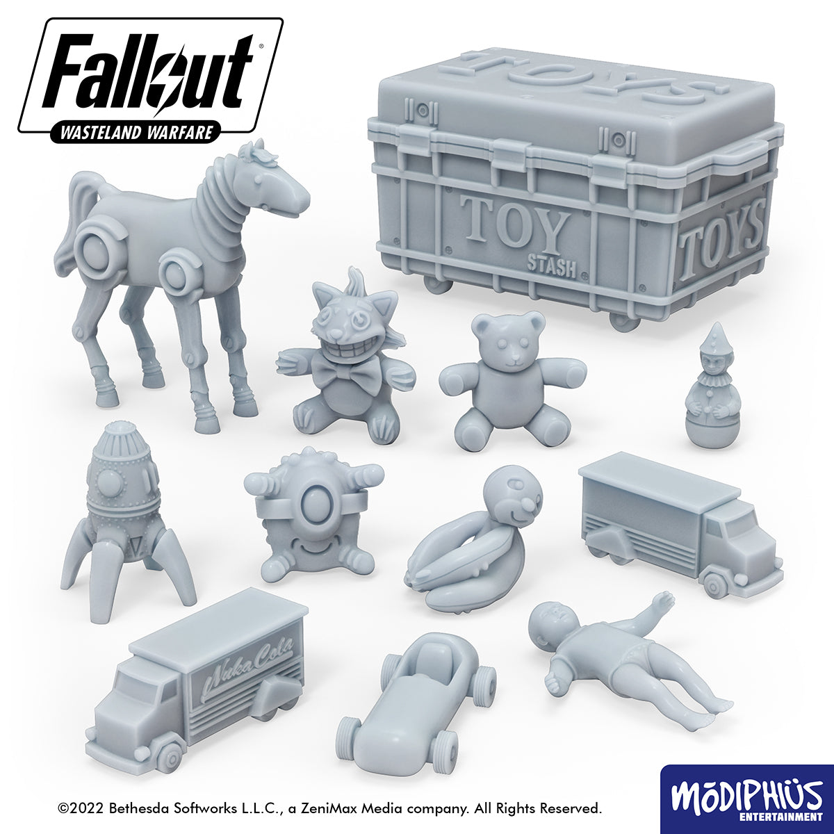 Fallout: Wasteland Warfare - Print at Home - Toys and Bobbleheads STL Fallout: Wasteland Warfare Modiphius Entertainment 