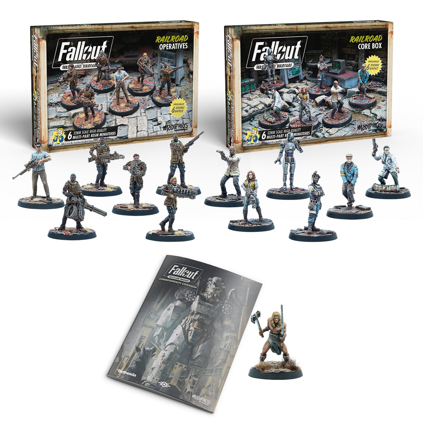 Fallout: Wasteland Warfare - Railroad Bundle Fallout: Wasteland Warfare Modiphius Entertainment 