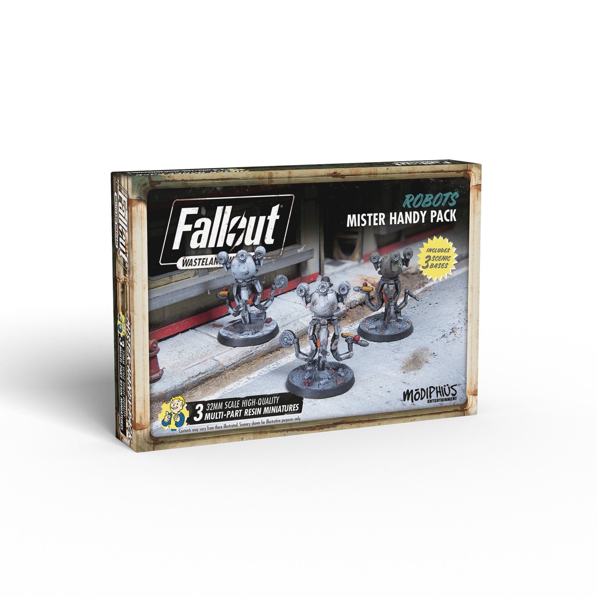 Fallout: Wasteland Warfare - Robots: Mister Handy Pack – Modiphius