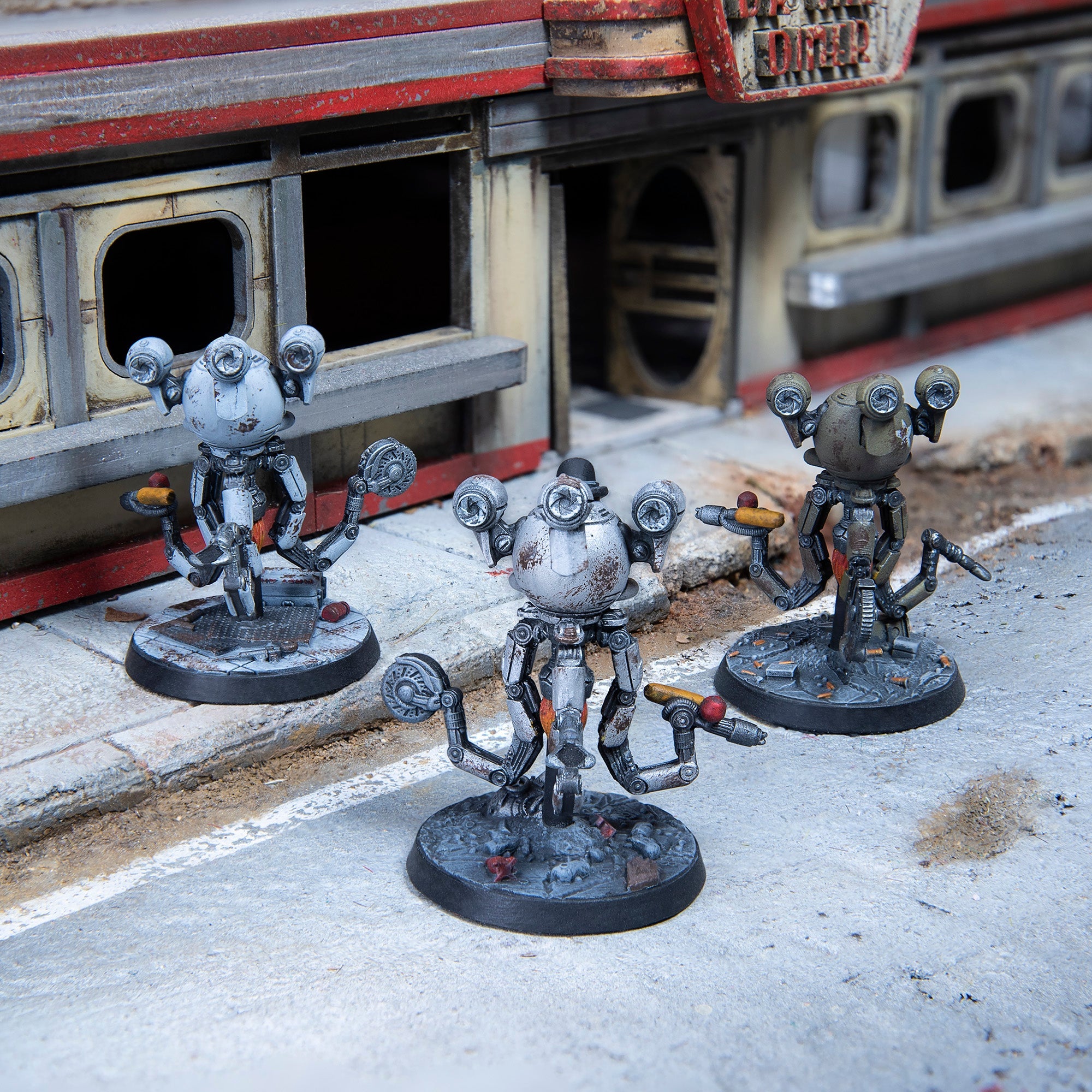 Fallout: Wasteland Warfare - Robots: Mister Handy Pack – Modiphius